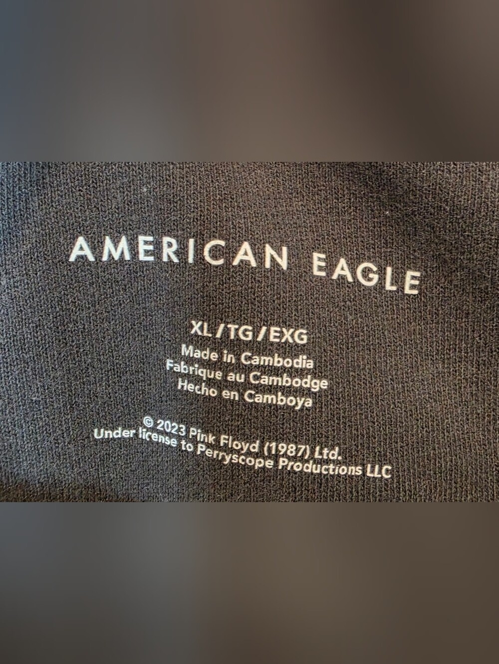American Eagle Lightly Distressed Pink Floyd Sweatshirt Gray Graphic Size XL - Picture 2 of 10